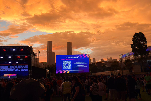 LED移動廣告拖車：點燃“F1墨爾本粉絲嘉年華2025”的速度與激情